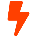 Flash icon - lightning bolt